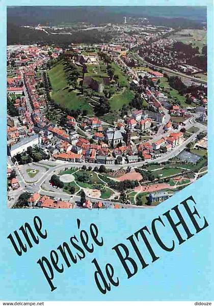 57 - Bitche - Vue Générale aérienne - Flamme Postale de Bitche - CPM - Voir Scans Recto-Verso