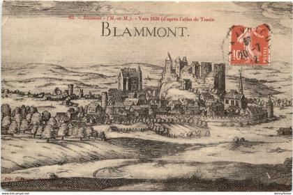 Blamont vers 1636