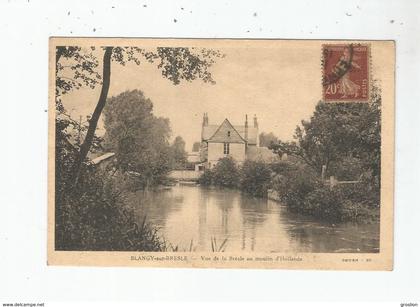 BLANGY SUR BRESLE 30  VUE DE LA BRESLE AU MOULIN D'HOLLANDE