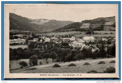 74 - BOËGE --  Vue générale