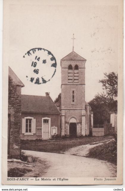 BOIS D'ARCY  LA MAIRIE ET L'EGLISE