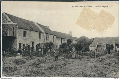 Yvelines : Bois d'Arcy, Les Langots, Fenaison