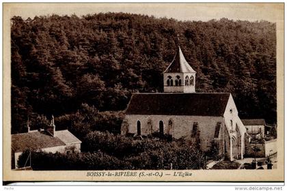 N°41594 -cpa Boissy  la Rivière -l'église-