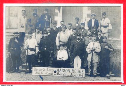 94 - BOISSY SAINT LEGER --  Maison Rouge - Carte photo - RARE