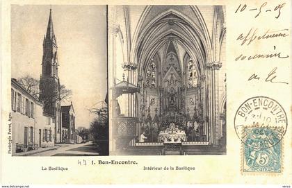 Carte Postale ancienne de BON - ENCONTRE