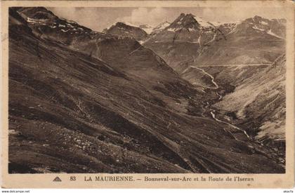 CPA BONNEVAL-sur-ARC et la Route de l'Iseran (1195223)