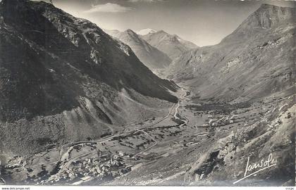 CPSM Bonneval-sur-Arc vue générale La Vallée vers Bessans Lanslebourg et le Mont-Cenis