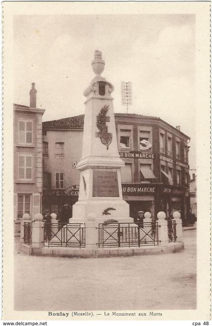 Moselle, Boulay : Le monument aux Morts