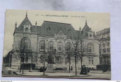 Boulogne sur Seine, la salle des fêtes, Hauts de Seine 92