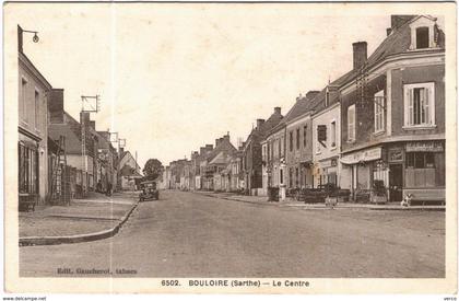 Carte Postale Ancienne de BOULOIRE-le centre