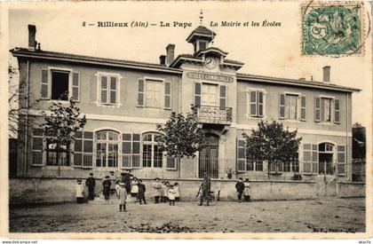 CPA Rillieux La Pape, La Mairie et les Ecoles FRANCE (1335343)