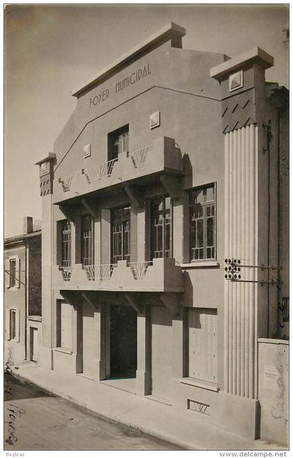 BOURG SAINT ANDEOL       CARTE PHOTO FOYER MUNICIPAL