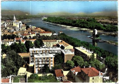 Carte Postale Ancienne de BOURG SAINT ANDEOL-vue générale et cité Jeannette