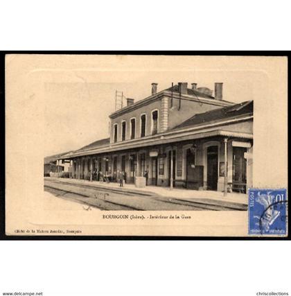 38 - BOURGOIN (Isère) - Intérieur de la Gare