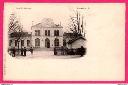 Bourgoin - Gare de Bourgoin - Charrette - Animée - PAPETERIE MODERNE Bourgoin - Précurseur !!!