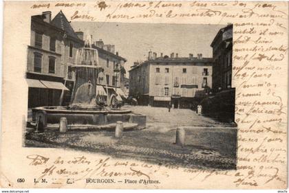 CPA Bourgoin - Place d'Armes FRANCE (961719)