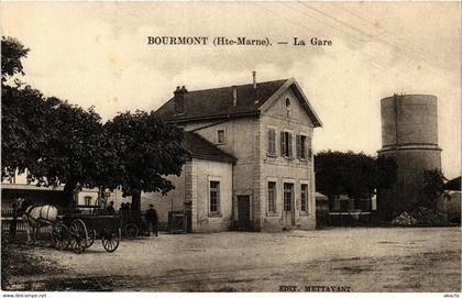 CPA AK BOURMONT - La Gare (368733)