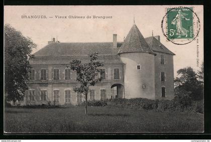 CPA Brangues, Vieux Château de Brangues