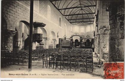 CPA BRAY-sur-SEINE - Église Ste-Croix - Vue interieure (120326)