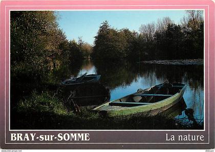 80 - Bray sur Somme - Vallée de la haute Somme - Barques près de Bray - CPM - Voir Scans Recto-Verso