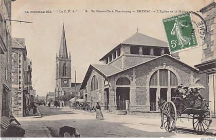 BRÉHAL (50) L'église et la Halle - Ed. inconnu 2