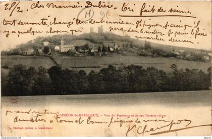 CPA St-SIMEON-de-BRESSIEUX - Vue de BRESSIEUX (489768)