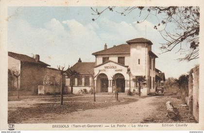 82 : Bressols : poste et mairie    ///  Ref.  AOUT  21 // N° 16.892