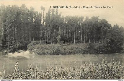 tarn et garonne - ref- A311 - bressols - rives du tarn - le port - carte bon etat -