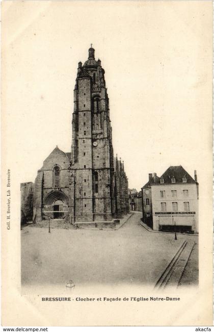 CPA BRESSUIRE - Le Clocher et Facade (89548)