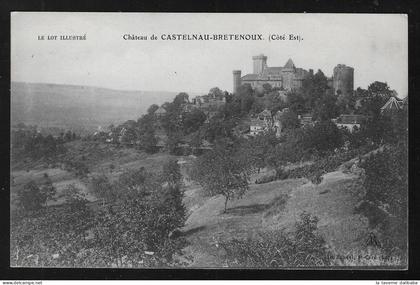 Dpt 46 - LOT - CHATEAU DE CASTELNAU-BRETENOUX - COTE EST