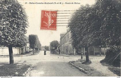 CPA Brie-Comte-Robert Route de Melun