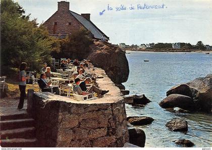 FINISTERE  29  BRIGNOGAN PLAGE - LA TERRASSE DE L'HOTEL CASTEL REGIS