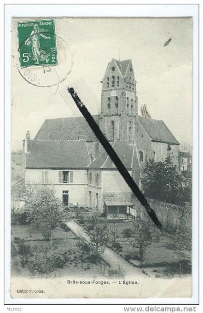 CPA -Briis sous Forges - L'Eglise