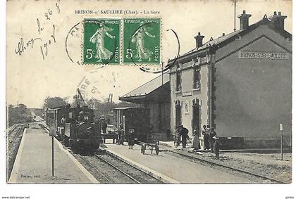 BRINON SUR SAULDRE - La Gare - TRAIN