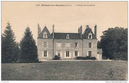 ( CPA 18 )  BRINON-SUR-SAULDRE  /  Château du COUDRAY  -