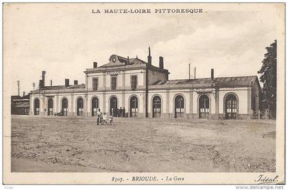 CPSM Brioude La Gare