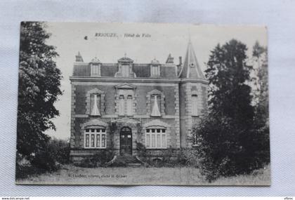 Cpa 1937, Briouze, hôtel de ville, Orne 61