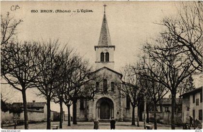 CPA AK BRON L'Église (444080)