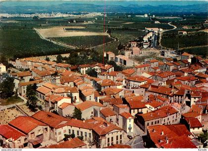 cabestany * vue générale aérienne de la commune