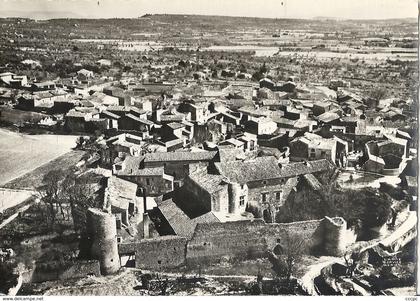 CPSM Cabrières-d'Avignon Le Château vue aérienne