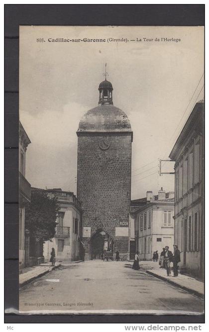 33 - Cadillac sur Garonne  - La Tour de l'Horloge