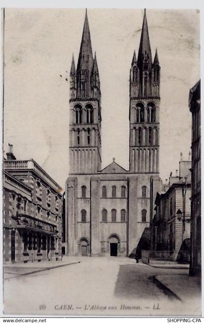 14 - Caen - L ' Abbaye aux Hommes - Voyagé - Dos divisé...