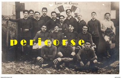 46  Cahors  Lycée de Cahors équipe de football  1913 (carte photo )