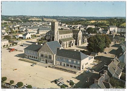 CPSM Callac - Centre administratif - vue aérienne