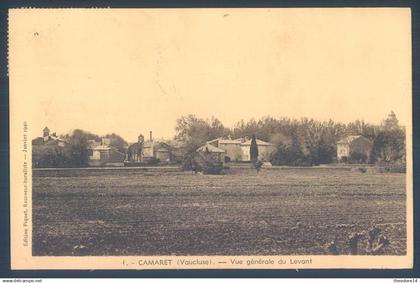 84 CAMARET sur AIGUES  Vue générale du Levant