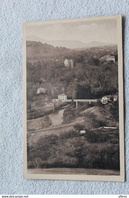 Cpa 1949, Cambo les bains, paysage sur le nouveau pont, Pyrénées atlantiques 64