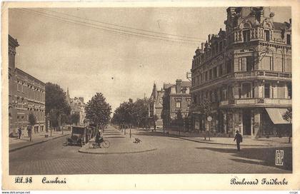 CPA Cambrai Boulevard Faidherbe