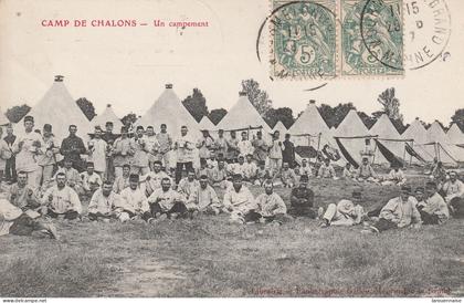 51 - MOURMELON - CAMP DE CHALONS - Un campement