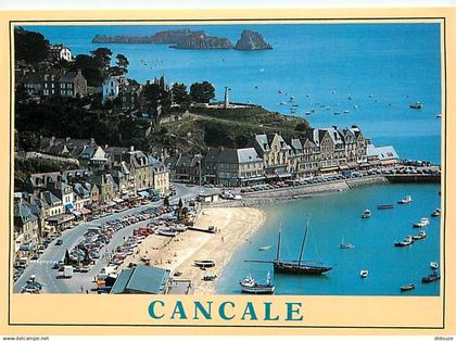 35 - Cancale - Le port de la Houle et le rocher de Cancale - Vue aérienne - CPM - Carte Neuve - Voir Scans Recto-Verso