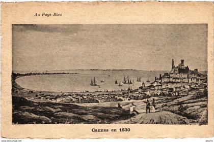 CPA CANNES en 1830 (111174)